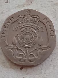 MONETA  20 PENCE