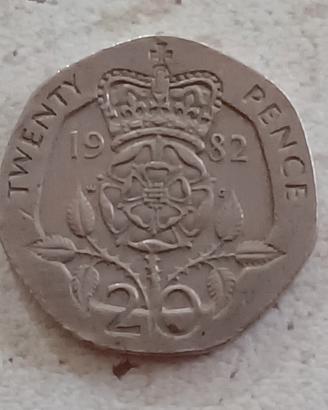 MONETA  20 PENCE