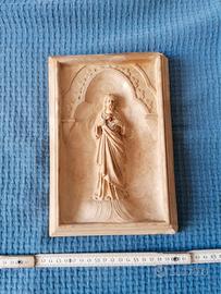 placca devozionale in terracotta 