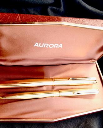 Set Aurora vintage stilografica + sfera anni 80 do