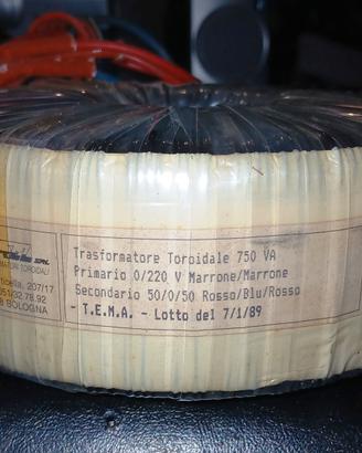 Trasformatore toroidale 750 VA