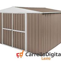 Box in Acciaio da giardino 360x345cm tortora