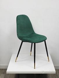 SEDIA CLYDE VELLUTO PIZZERIA CASA BAR RISTO ATTESA