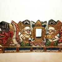 Rara scultura in legno scolpito 