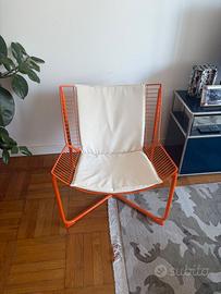 Poltrona IKEA SKÅLBODA arancione con cuscino