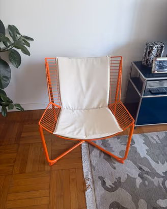 Poltrona IKEA SKÅLBODA arancione con cuscino