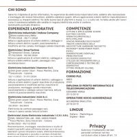 Tecnico / Elettricista / Informatico