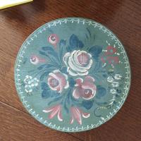 scatola di balsa dipinta a mano