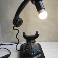 Lume-telefono da tavolo Siemens bachelite nera