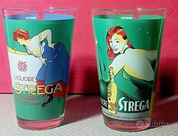 Bicchieri vintage Liquore  Strega Benevento