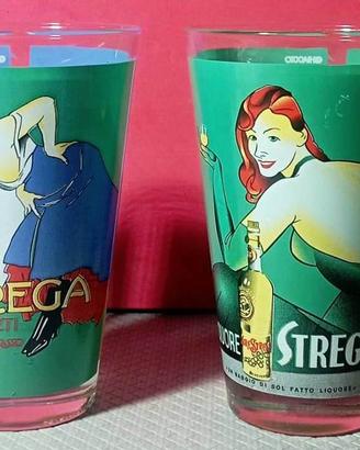 Bicchieri vintage Liquore  Strega Benevento
