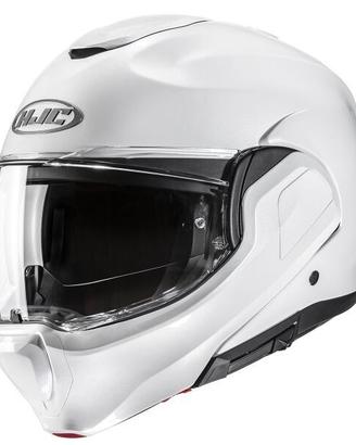 Casco modulare apribile HJC F100 bianco perla