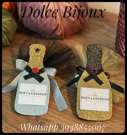 Bomboniera calamita moet e chandon uomo ragazzo