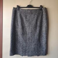 Gonna Max Mara lana+seta TgXL/XXL