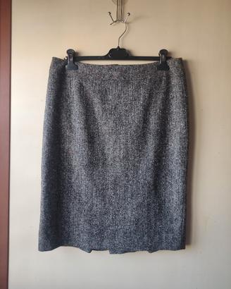 Gonna Max Mara lana+seta TgXL/XXL