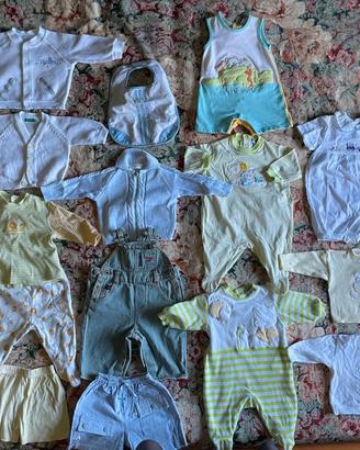 Abiti Bambino n.15 pezzi 1-3 mesi varie marche