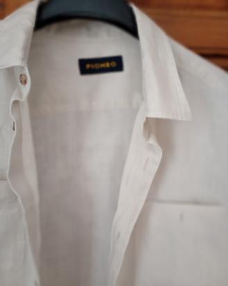 camicia estiva uomo Piombo cotone 