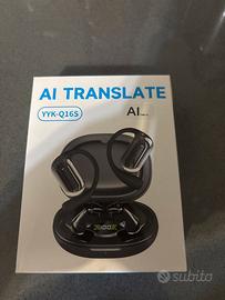 Auricolari bluetooth, AI TRASLATE e MUSICA