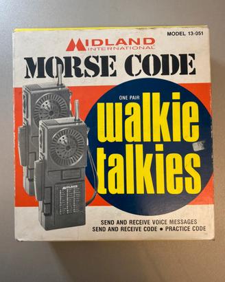 Walkie talkies Midland  vintage anni 70