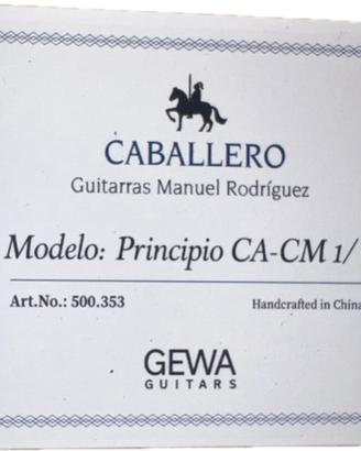 Chitarra Manuel Rodríguez Caballero 1/2