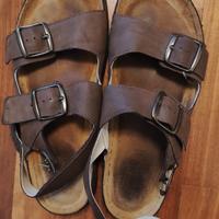 Sandali in vera pelle suola ammortizzata 