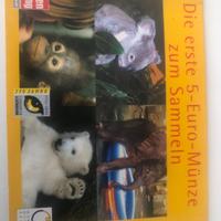 5 euro argento 2002 Zoo Vienna