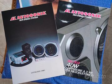 Depliant  Autosonik Hi-Fi car - 1981