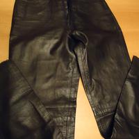 Pantalone in vera pelle +velluto