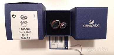 Anello cocktail con cristalli originale Swarovski