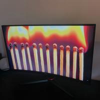Monitor curvo QHD,  27", 2560x1440, 165 Hz