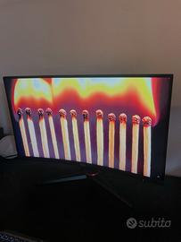 Monitor curvo QHD,  27", 2560x1440, 165 Hz