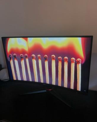 Monitor curvo QHD,  27", 2560x1440, 165 Hz