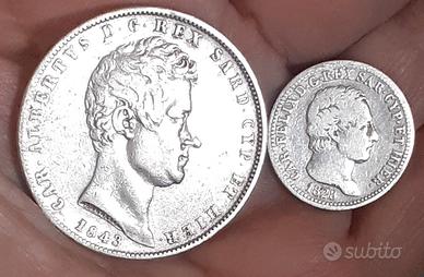 Prezioso dittico Regno di  Piemonte e di Sardegna 