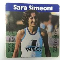 Adesivi vintage Pietro Mennea e Sara Simeoni