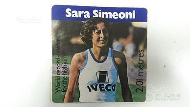 Adesivi vintage Pietro Mennea e Sara Simeoni