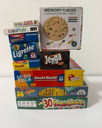 Lotto giochi in scatola