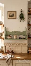 Mensola legno, porta tazze cucina stille country