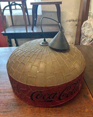 Lampada a sospensione Coca-Cola vintage