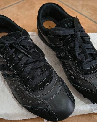 Scarpe sneakers donna Geox nere tg 38