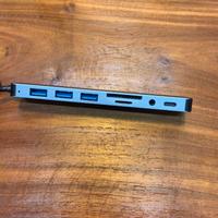 Adattatore nuovo USB 3.0 tipo C 8 in 2