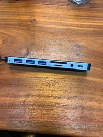 Adattatore nuovo USB 3.0 tipo C 8 in 2