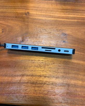 Adattatore nuovo USB 3.0 tipo C 8 in 2