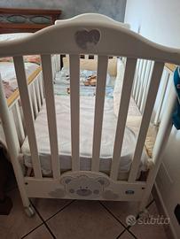 lettino bambino legno pali