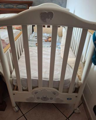 lettino bambino legno pali