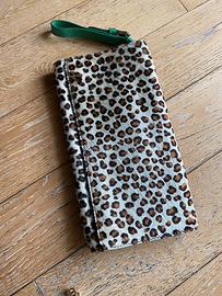 Pochette donna in cavallino maculata