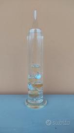 Termometro di Galileo in vetro 28cm