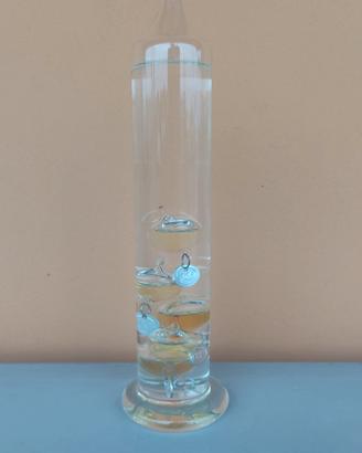 Termometro di Galileo in vetro 28cm