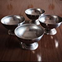 4 Ciotoline usate in acciaio