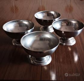 4 Ciotoline usate in acciaio