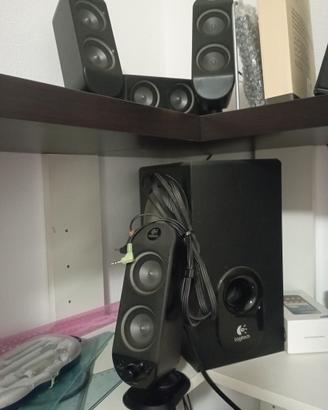 Casse Logitech 5 + 1 subwoofer